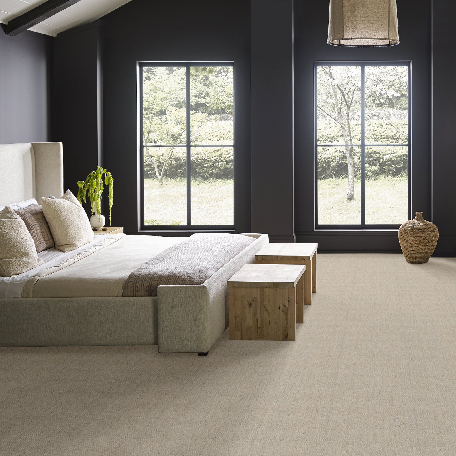 00100 Coastline Anderson Tuftex Broadloom Wool Carpet – Tactile 15 ft wide Room Scene - GreenFlooringSupply.com