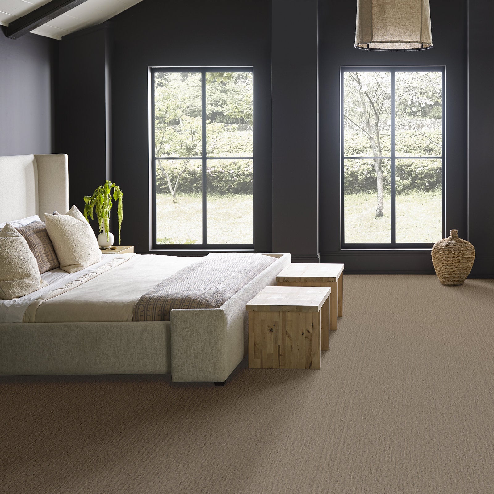 00700 Zen Anderson Tuftex Broadloom Wool Carpet – Sensate 15 ft wide Room Scene - GreenFlooringSupply.com