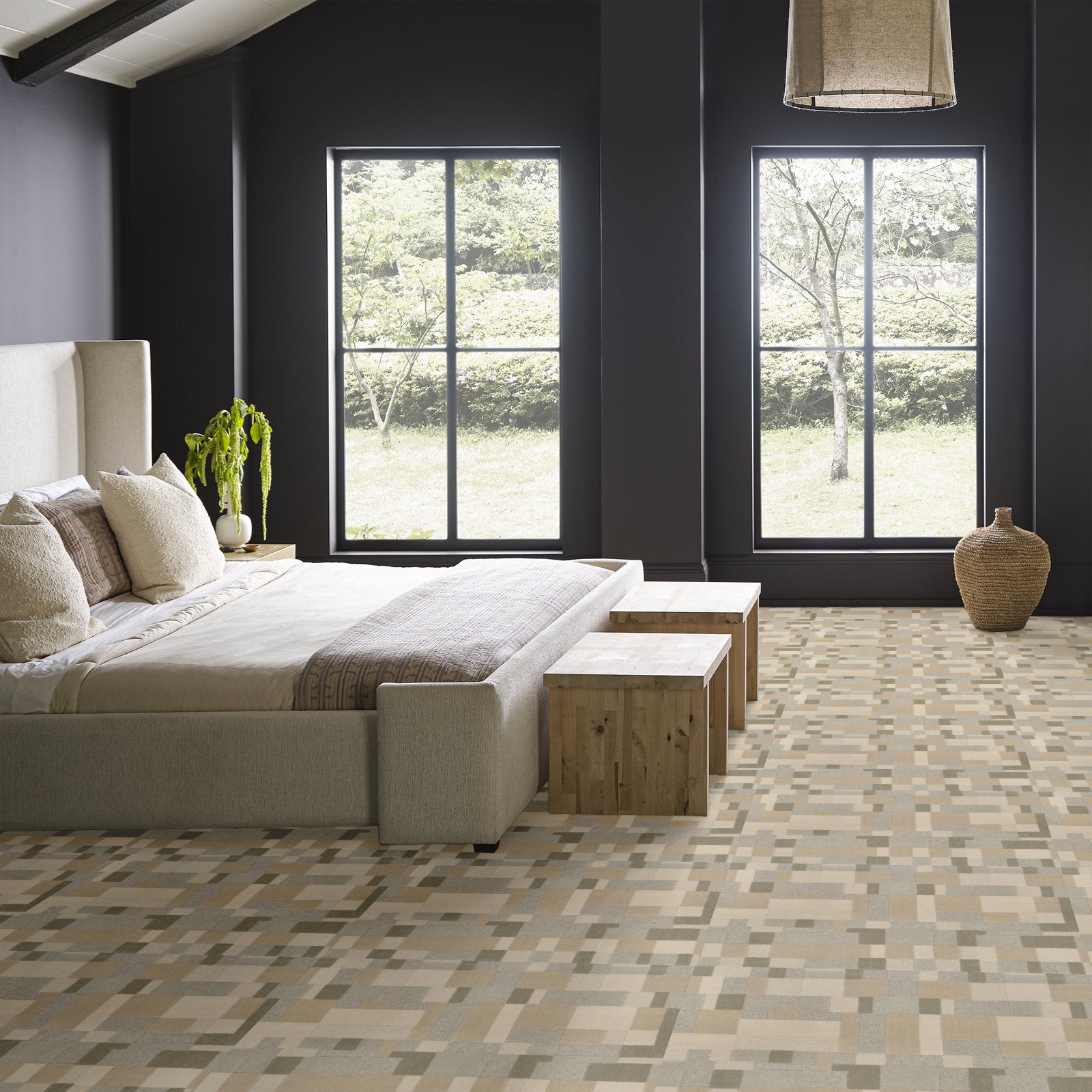 00173 Calacatta Anderson Tuftex Broadloom Wool Carpet – Mixtura 13 ft wide Room Scene - GreenFlooringSupply.com