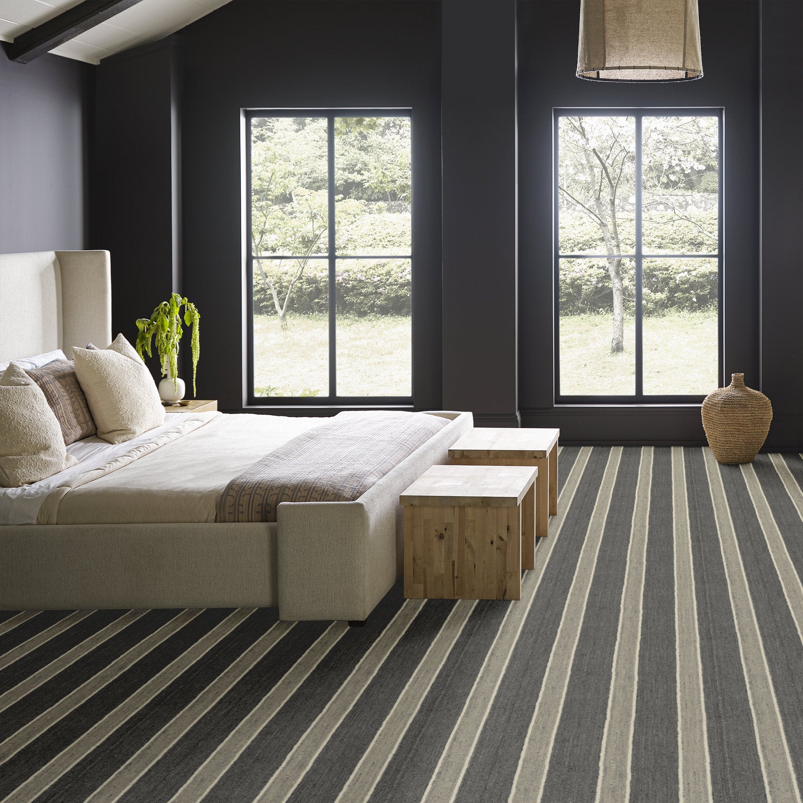 00500 Stacked Stone Anderson Tuftex Broadloom Wool Carpet – Gallery 15 ft wide Room Scene - GreenFlooringSupply.com