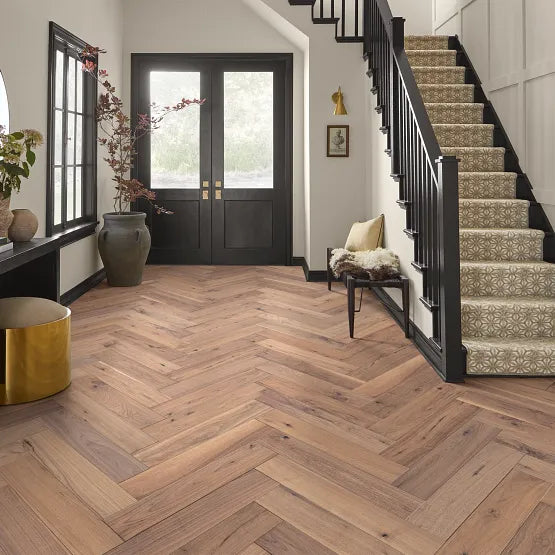 Anderson Tuftex Revival Walnut Herringbone - Sirocca - GreenFlooringSupply.com