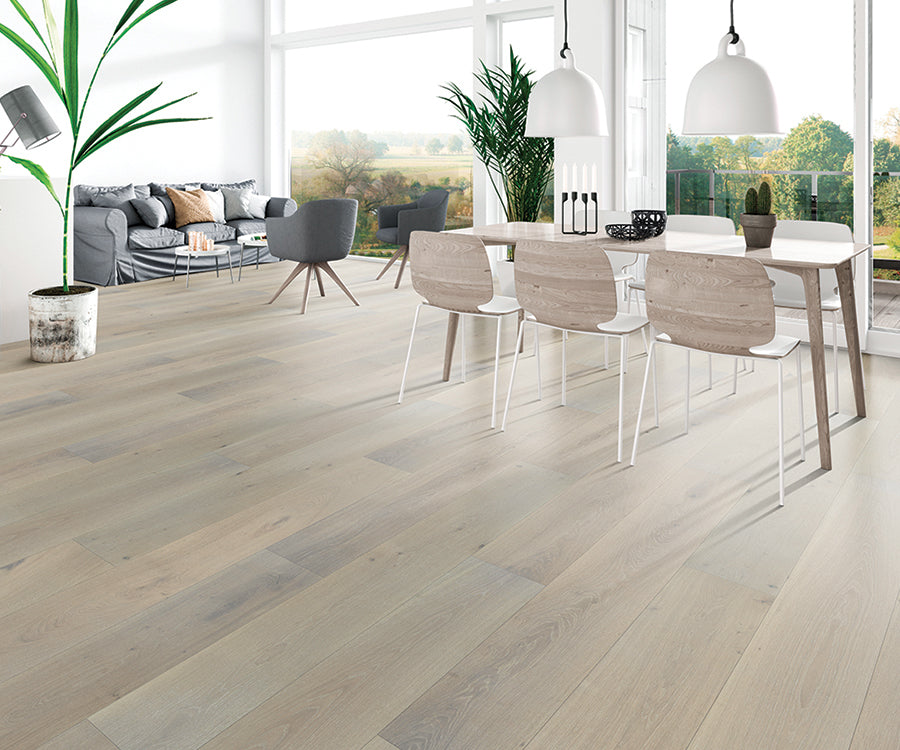 Tesoro Woods Broad French Oak Bordeaux engineered hardwood flooring - room scene