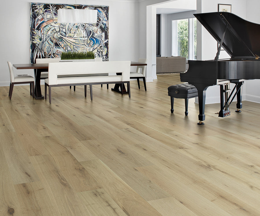 Tesoro Woods Broad French Oak Dijon engineered hardwood flooring - room scene