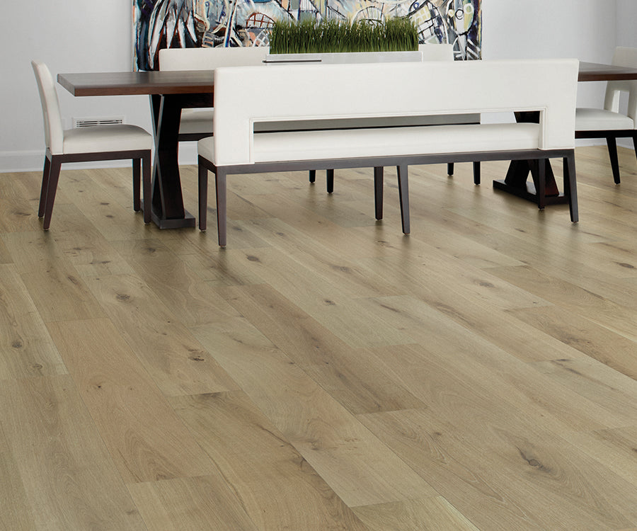 Tesoro Woods Broad French Oak Dijon engineered hardwood flooring - room scene