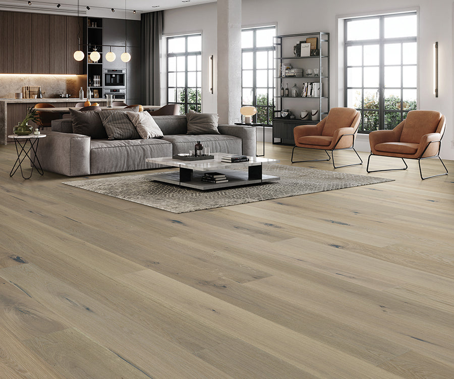 Tesoro Woods Broad French Oak Lyon engineered hardwood flooring - room scene