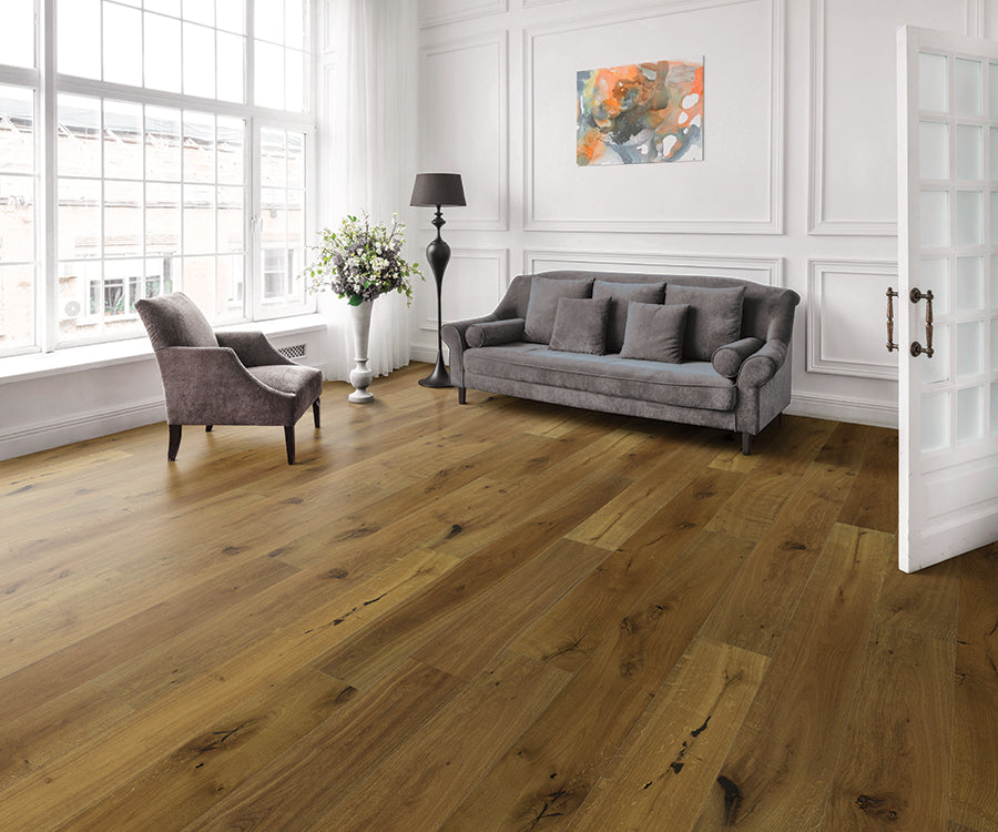 Tesoro Woods Broad French Oak Paris engineered hardwood flooring - room scene