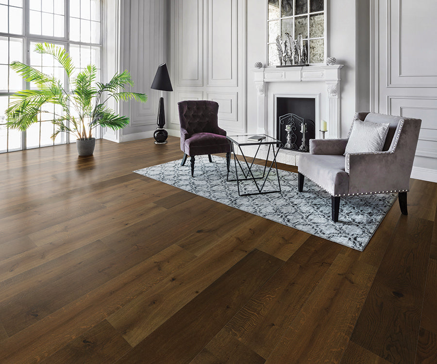 Tesoro Woods Broad French Oak Toulouse engineered hardwood flooring - room scene