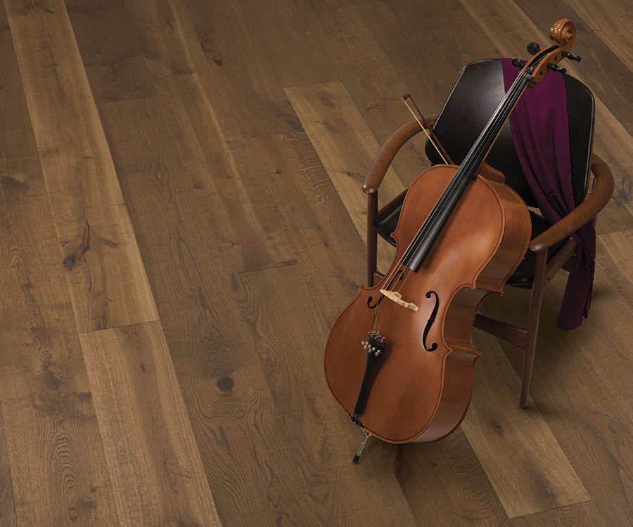 Tesoro Woods Broad French Oak Toulouse engineered hardwood flooring - room scene