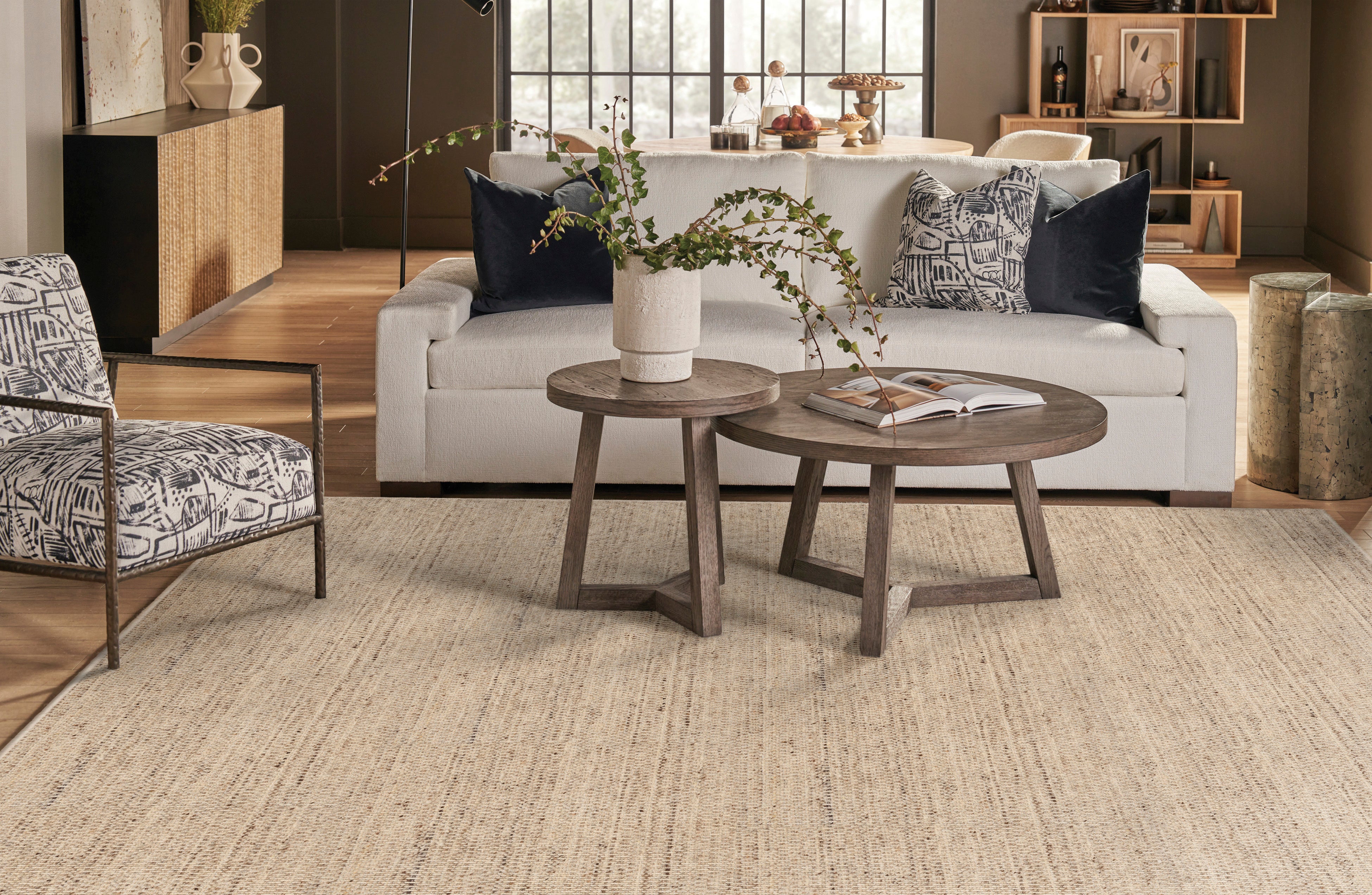 Antrim Broadloom Wool Carpet Barstow – 15 ft wide room scene - GreenFlooringSupply.com