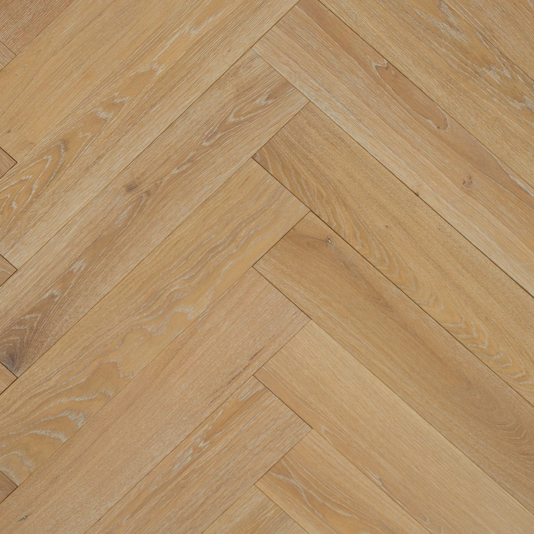 Tesoro Woods French Oak Herringbone Marie engineered hardwood flooring - panel