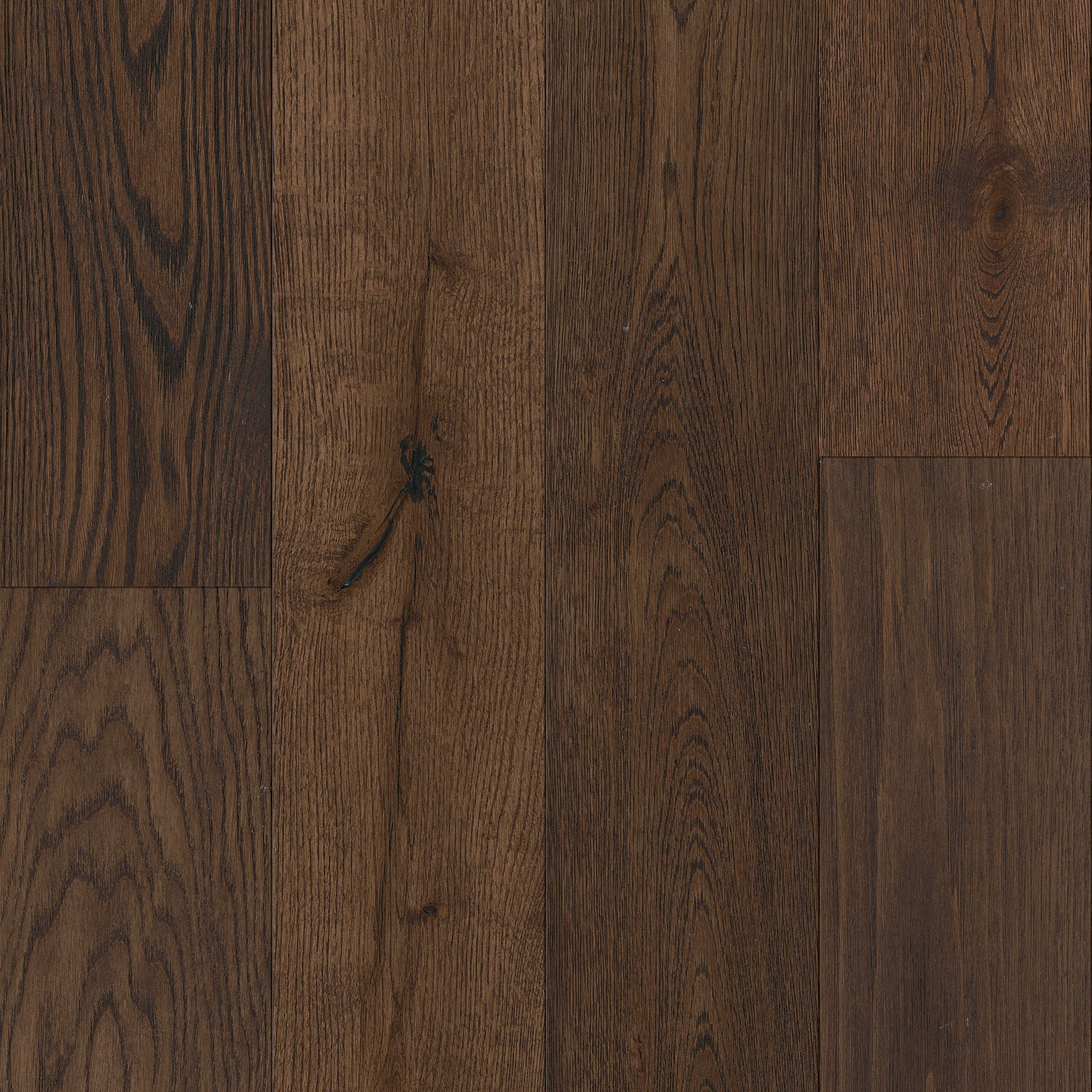 Tesoro Woods Highland White Oak Shadow engineered hardwood flooring - panel