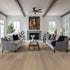Bjelin Oak Nature XL Misty White Oak flooring installed in a room