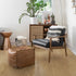 Bjelin Oak Nature XL Natural Oak flooring installed in a living room