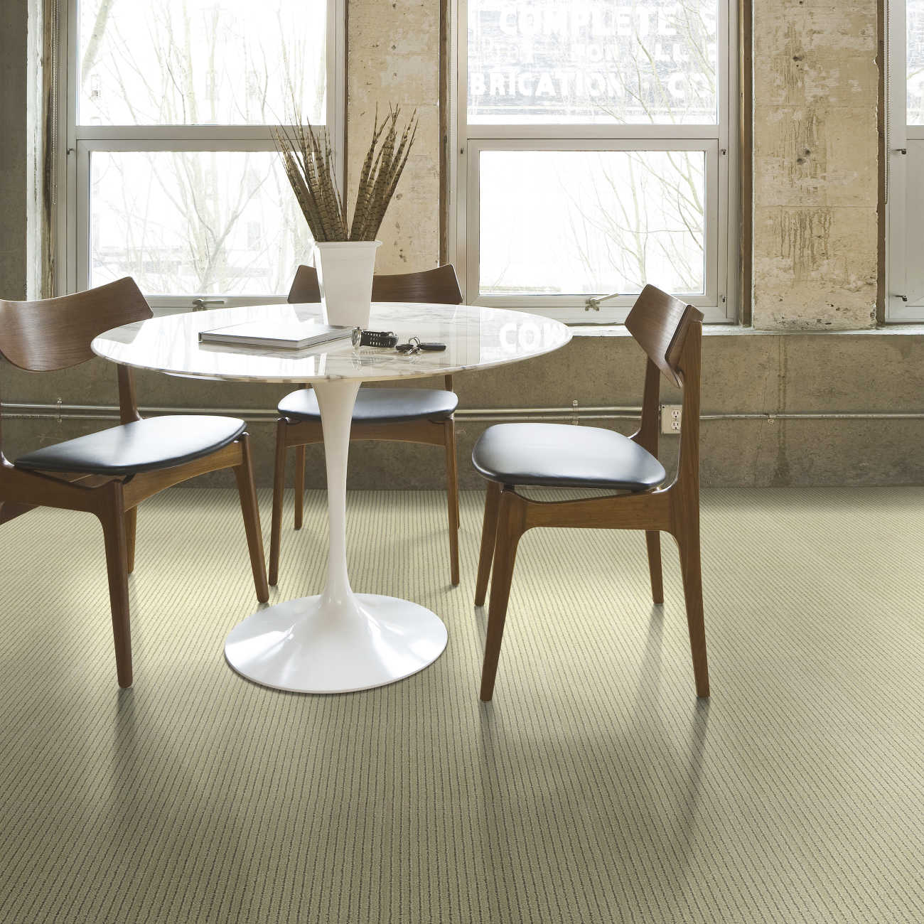 J Mish Broadloom Wool Carpet – Palladian 12 ft wide Room Scene - GreenFlooringSupply.com