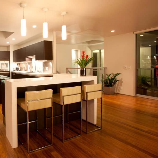 Tesoro Woods Solid Bamboo Caramel Wide flooring - room scene 2