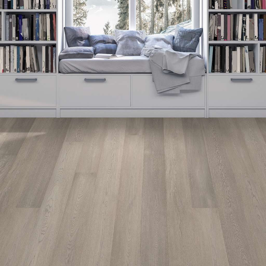 Shaw Cornerstone Oak Engineered Wood  - Slate 7.5" - GreenFlooringSupply.com