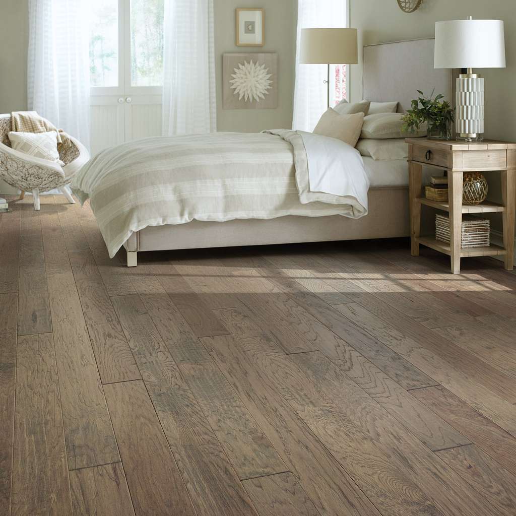 Shaw Repel Pebble Hill Hickory Engineered Hardwood Flooring - Shearling 5" - GreenFlooringSupply.com
