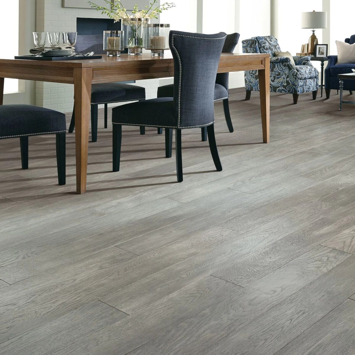 Shaw Cornerstone Oak Engineered Wood  - Slate 5" - GreenFlooringSupply.com