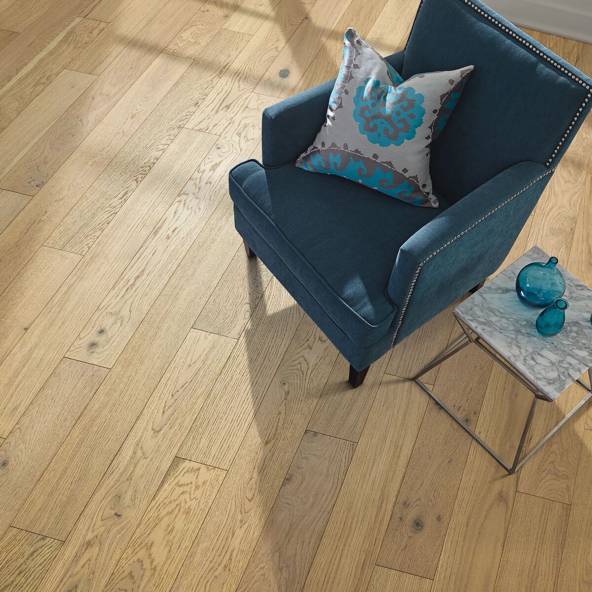 Shaw Cornerstone Oak Engineered Wood  - Travertine 5" - GreenFlooringSupply.com