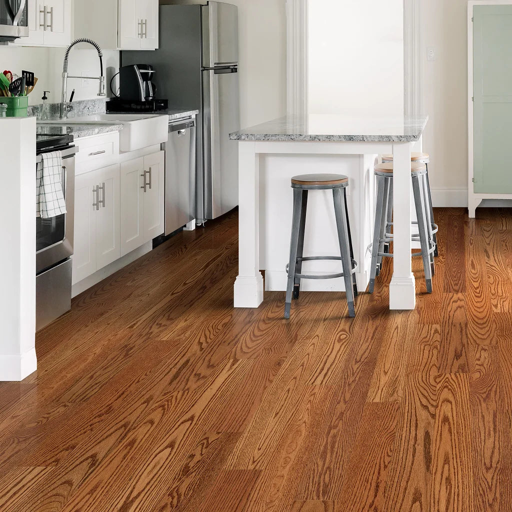 Shaw Epic Lineage Oak  Hardwood Flooring - Gunstock 5" - GreenFlooringSupply.com