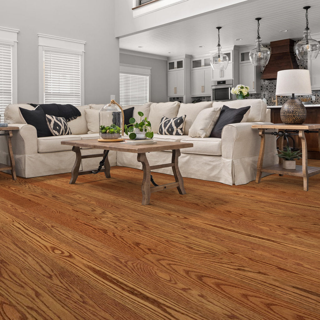 Shaw Epic Lineage Oak  Hardwood Flooring - Gunstock 5" - GreenFlooringSupply.com