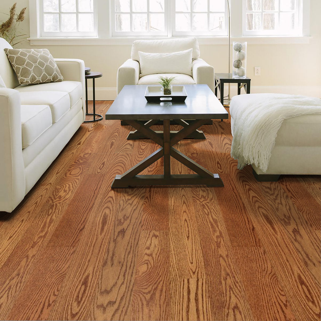 Shaw Epic Lineage Oak  Hardwood Flooring - Gunstock 5" - GreenFlooringSupply.com