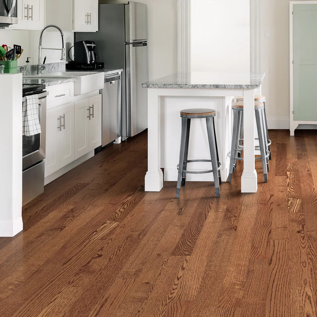 Shaw Epic Lineage Oak  Hardwood Flooring - Saddle 3" - GreenFlooringSupply.com