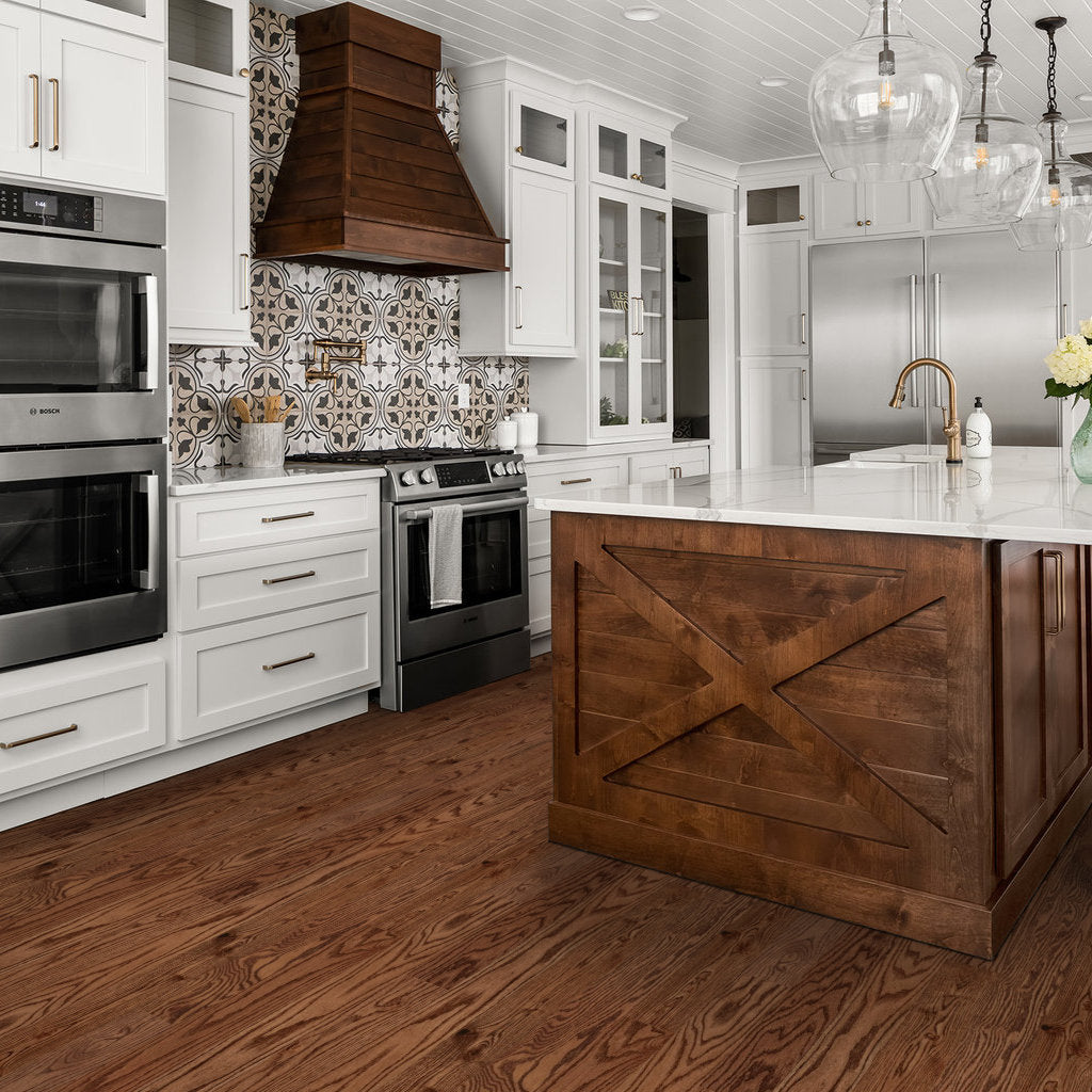 Shaw Epic Lineage Oak  Hardwood Flooring - Saddle 5" - GreenFlooringSupply.com