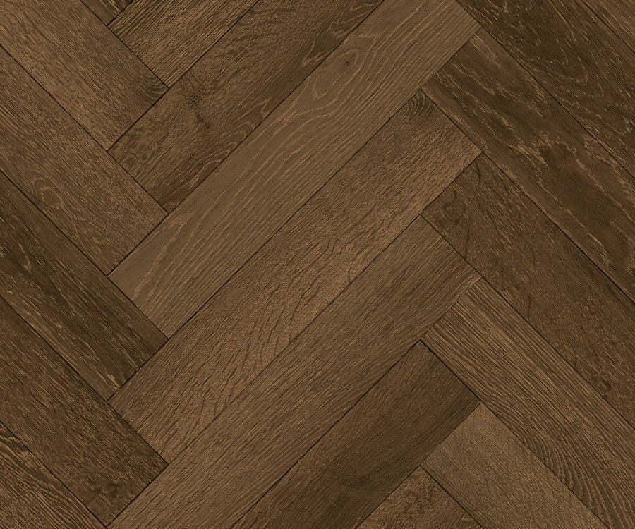 Tesoro Woods French Oak Herringbone Sophie engineered hardwood flooring - panel
