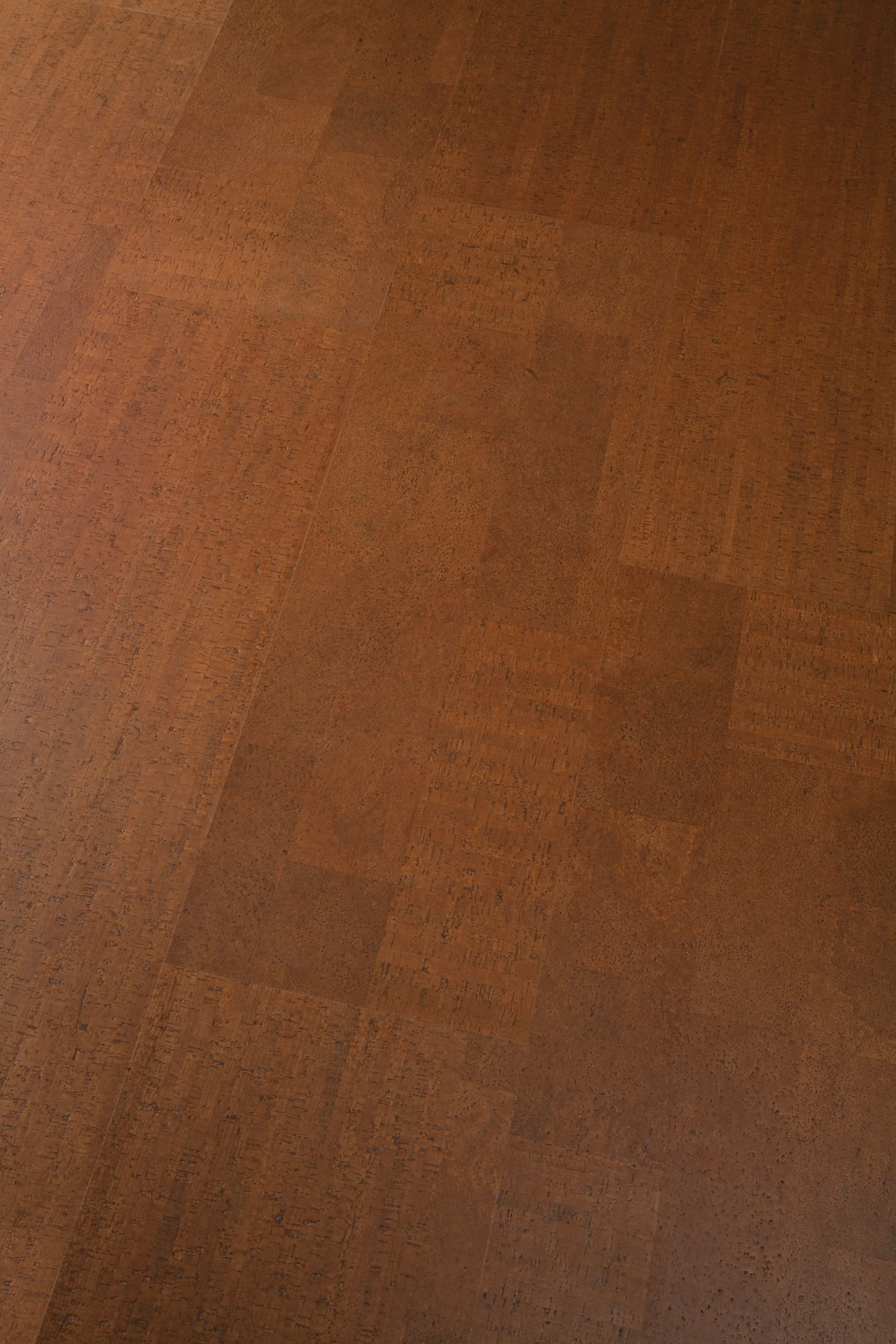 Wicanders Cork GO Fashionable Brunette natural cork plank close-up showing texture and grain