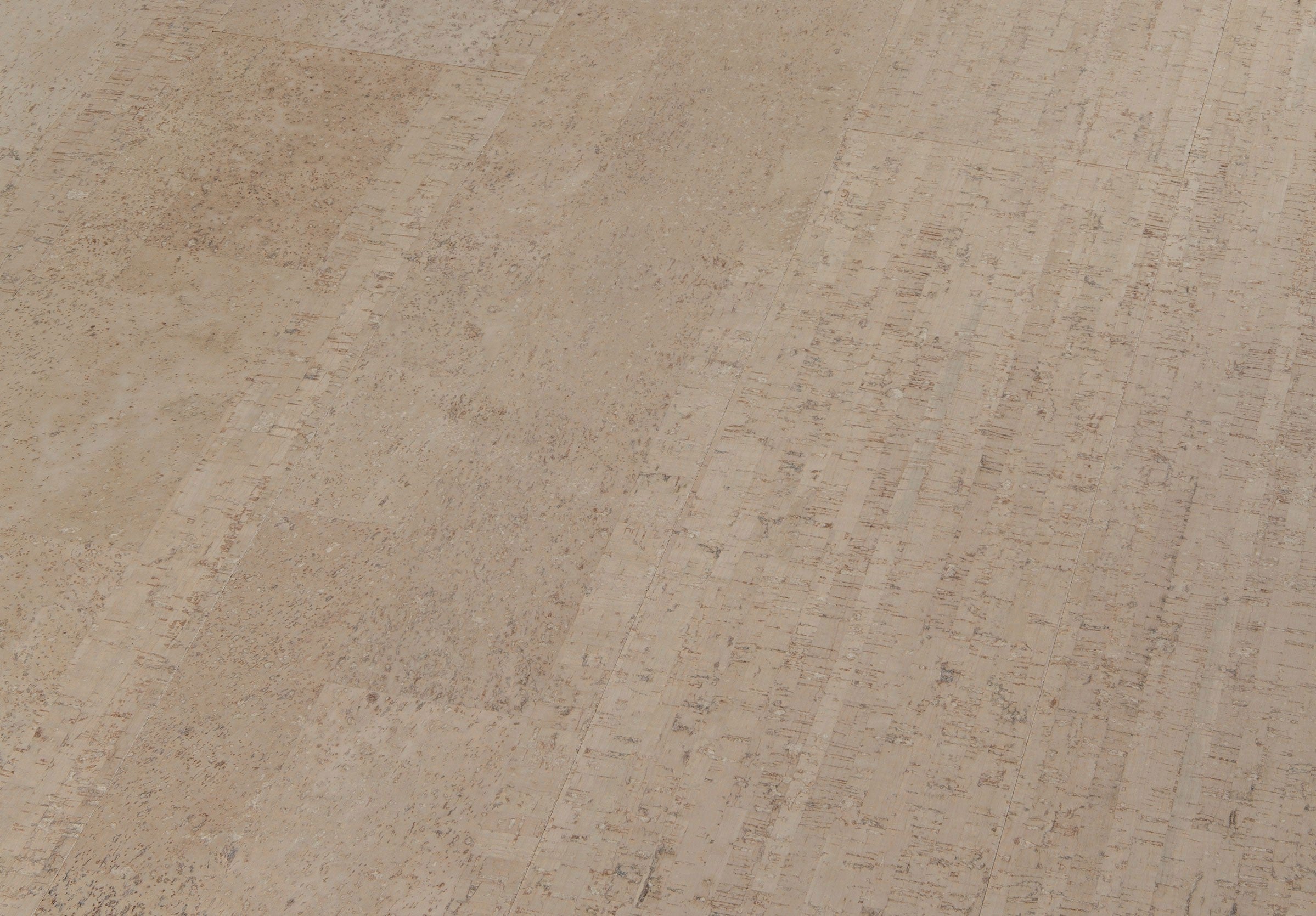 Wicanders Cork GO Fashionable Cement natural cork plank close-up showing texture and grain