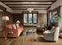 Anderson Tuftex Heritage Oak Hearth engineered white oak hardwood installed in a room setting