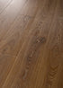 COREtec CR504 Retro Revival Crimson Flame Oak waterproof luxury vinyl plank close-up reddish warm oak grain
