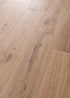 COREtec CR504 Retro Revival Mocha Field Oak waterproof luxury vinyl plank close-up dark espresso oak grain