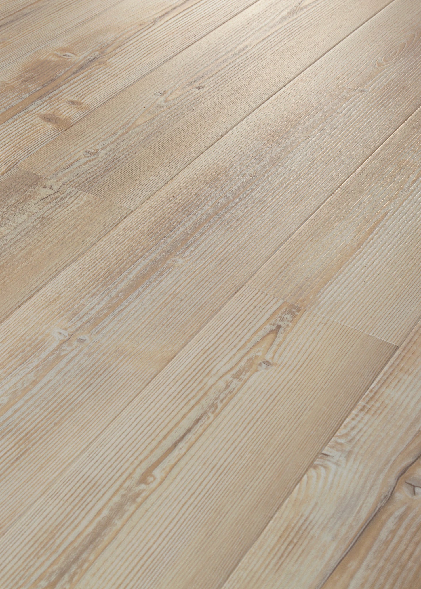 COREtec Originals CR502 Sunlit Pine 7" x 60" angled view - GreenFlooringSupply.com