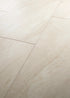 COREtec CRT01 Natural Opula Citrine Travertine 18" x 36" vinyl tile, angled view