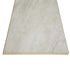 COREtec CRT01 Natural Opula Opal Travertine single tile showing the integrated grout edge