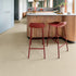 COREtec CRT02 Balanced Retreat Warm Biscotti Concrete waterproof luxury vinyl tile installed in a room setting