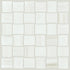 Shaw Casino Mosaic Polished Porcelain Tile Bianco