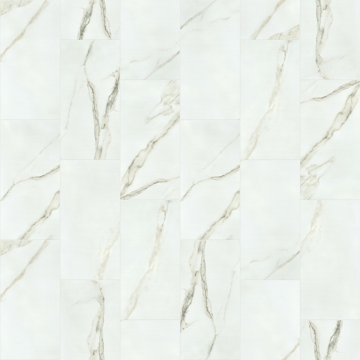Shaw Casino Matte Porcelain Tile 12x24 Calacatta