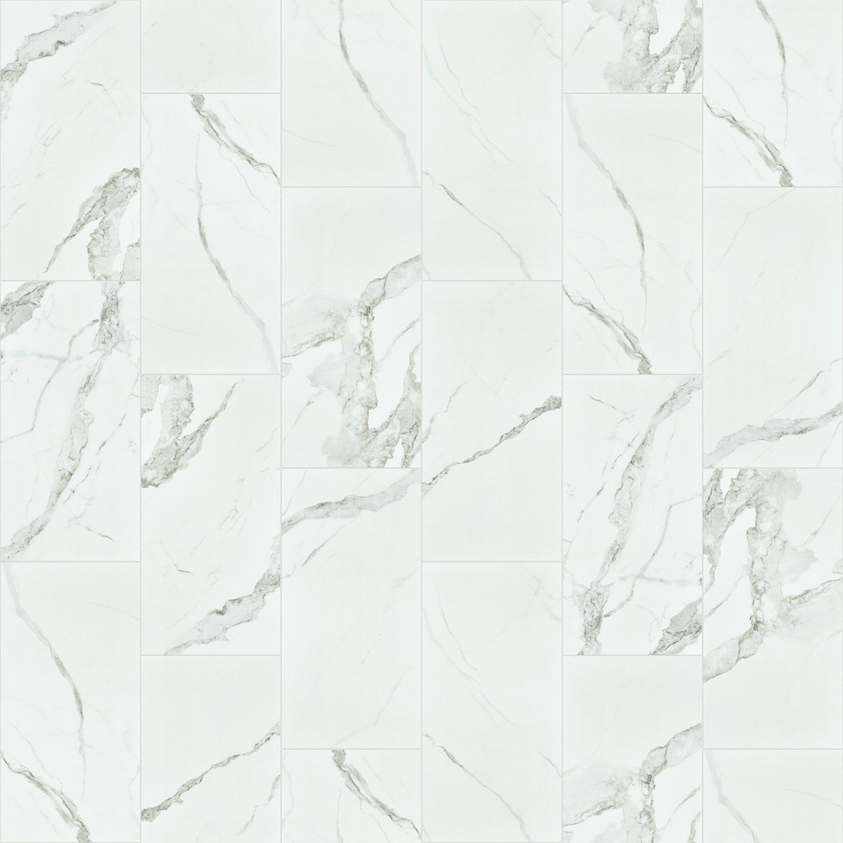 Shaw Casino Polished Porcelain Tile 12x24 Statuario
