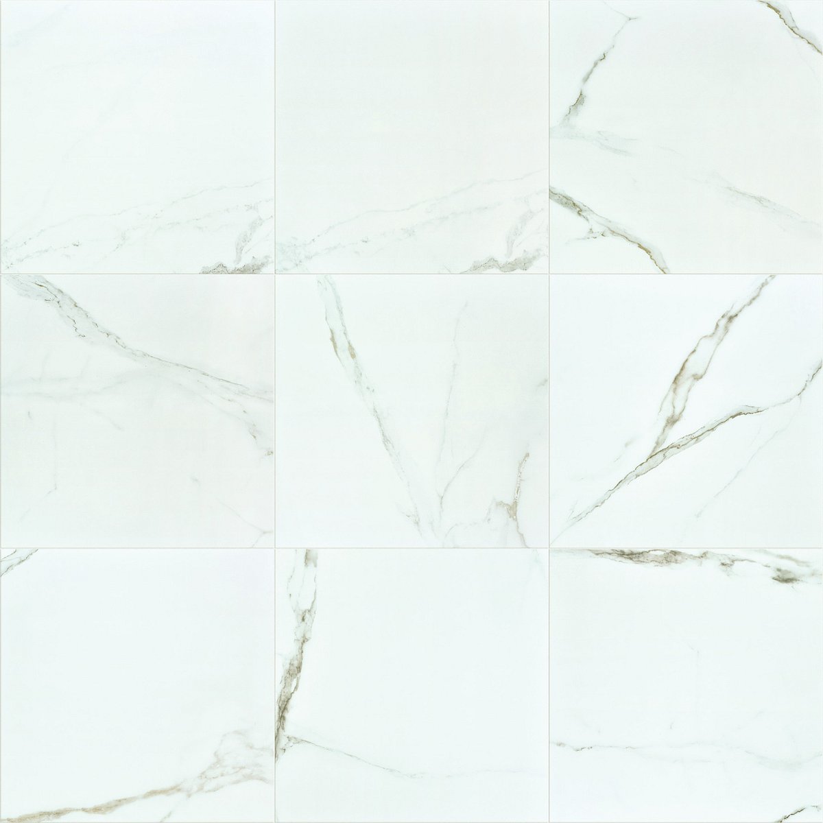 Shaw Casino Polished Porcelain Tile 24x24 Calacatta