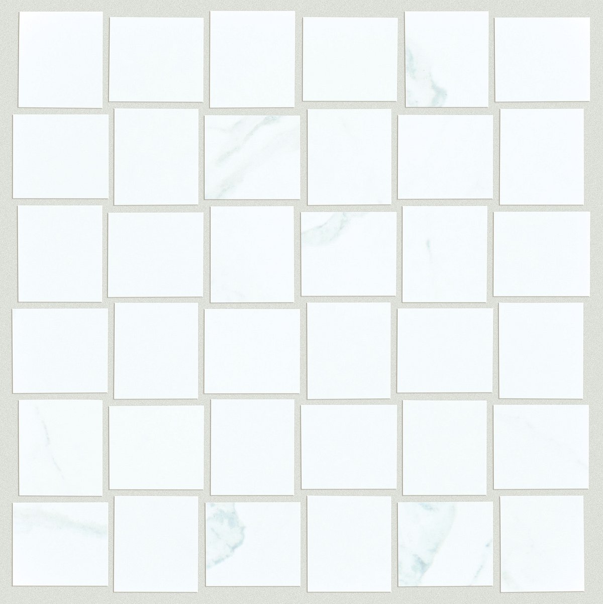 Shaw Casino Basketweave Mosaic Polished Porcelain Tile Statuario