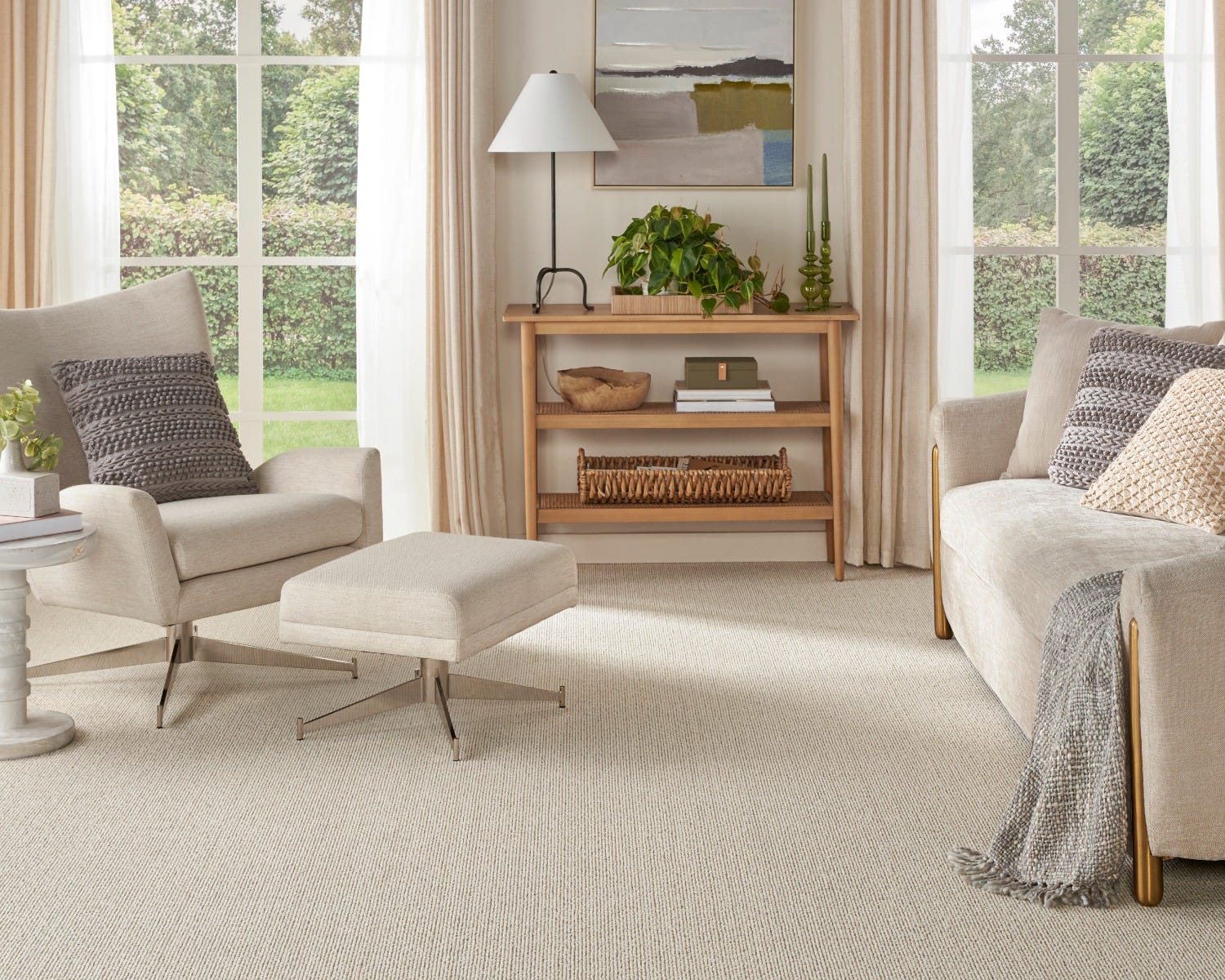 J Mish Broadloom Wool Carpet – Big Sky 13 ft 2 in wide Room Scene - GreenFlooringSupply.com