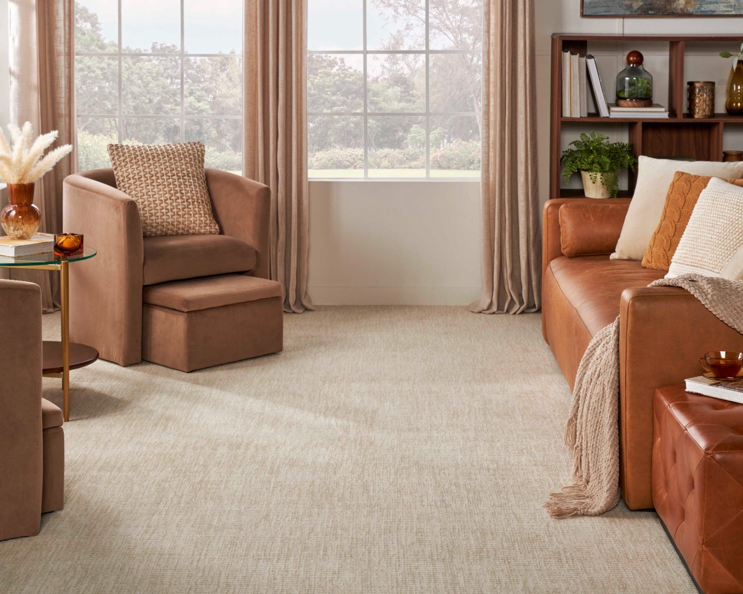 J Mish Broadloom Wool Carpet – Denver 15 ft wide Room Scene - GreenFlooringSupply.com