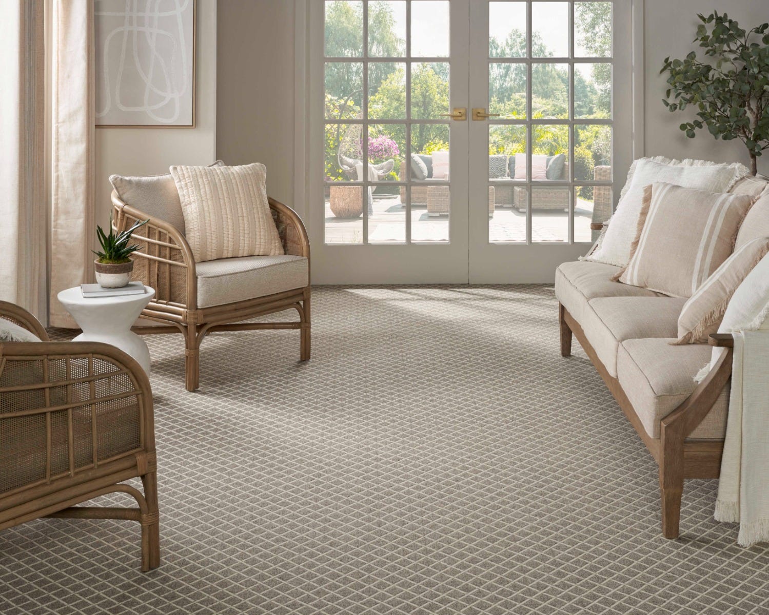 J Mish Broadloom Wool Carpet – Barcelona 13 ft wide Room Scene - GreenFlooringSupply.com