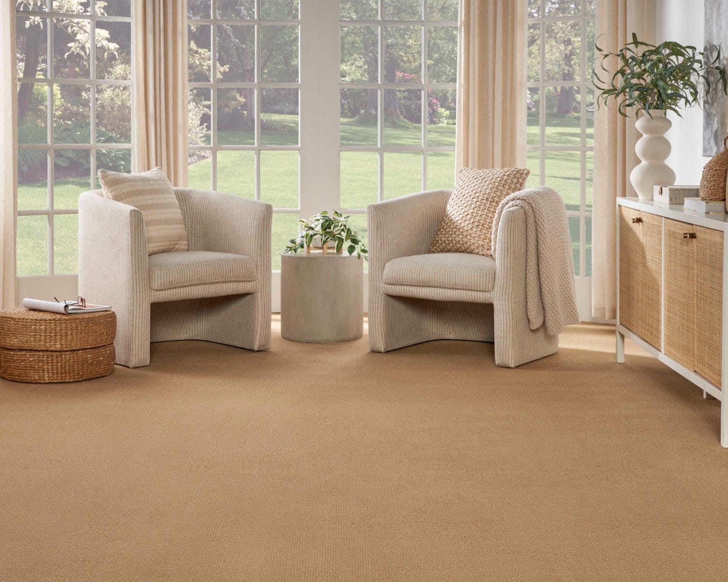 J Mish Broadloom Wool Carpet – Charade 12 ft wide Room Scene - GreenFlooringSupply.com
