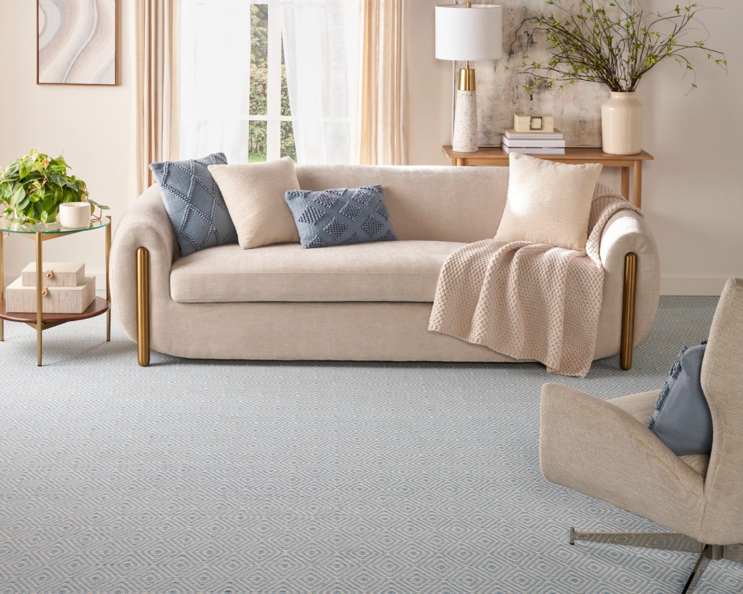 J Mish Broadloom Wool Carpet – Tahoe 16 ft 2 in wide Room Scene - GreenFlooringSupply.com