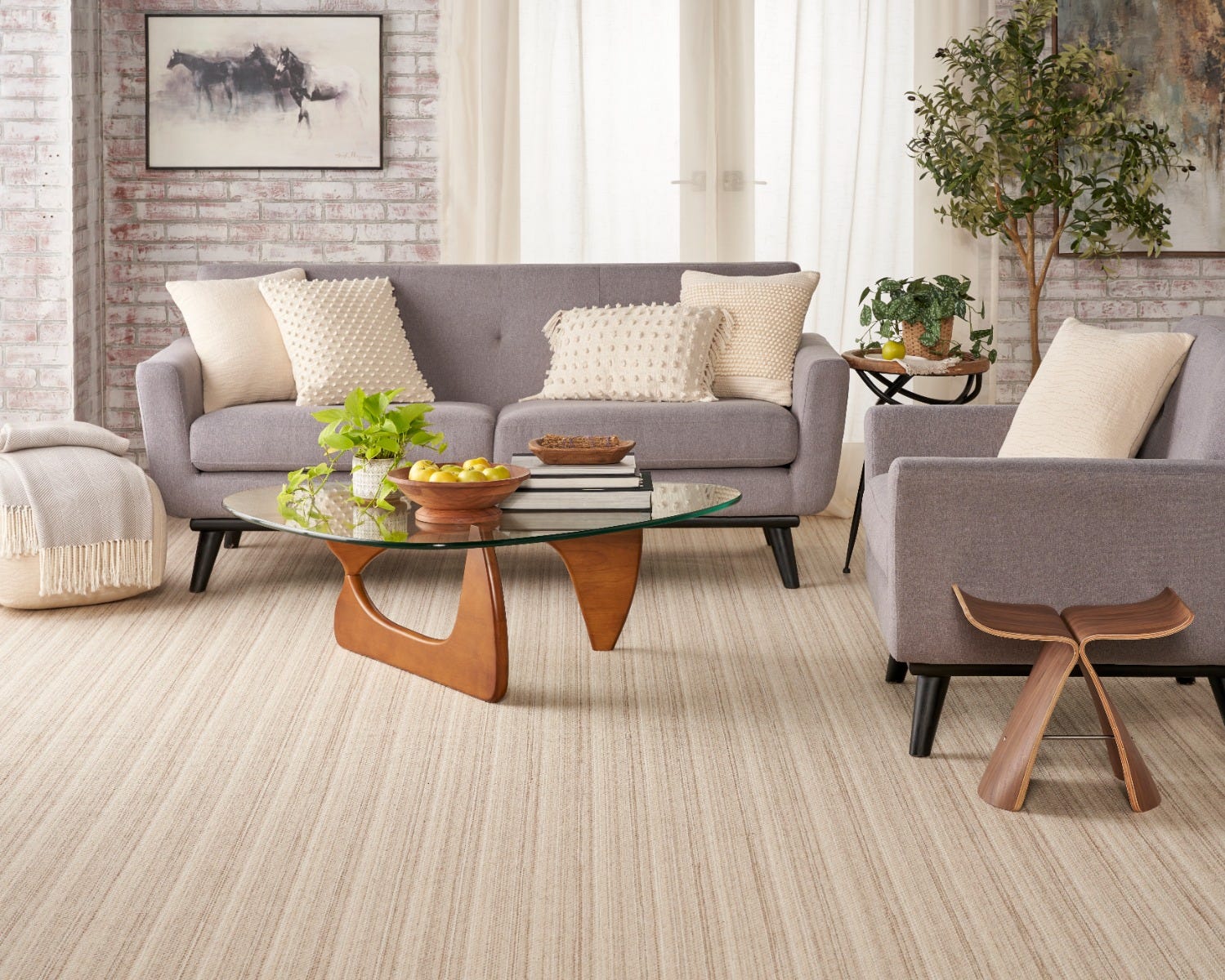 J Mish Broadloom Wool Carpet – Valencia 16 ft 4 in wide Room Scene - GreenFlooringSupply.com