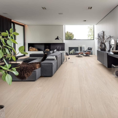 Bjelin Oak Select XXL Powder White Oak room scene